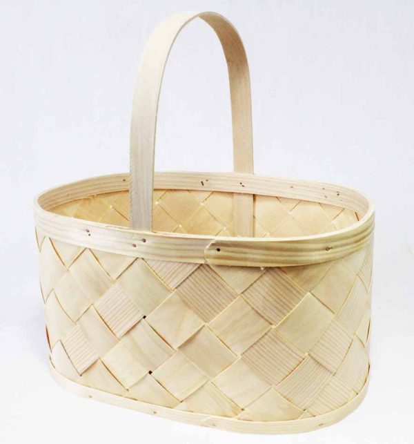 31606 KAFFEKORG oval träbotten 34 cm
