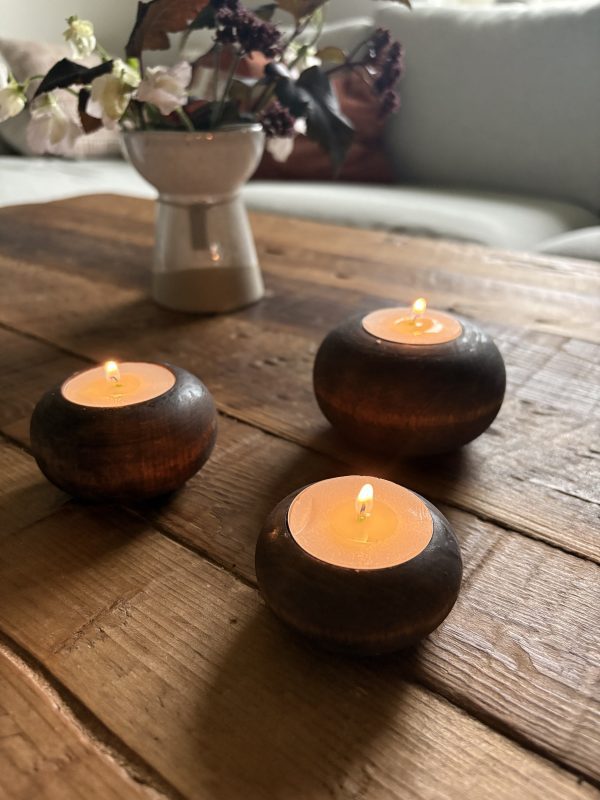 25101 Värmeljushållare brun mellan - Bild 3