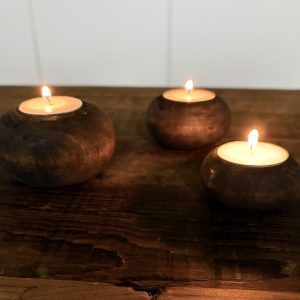 25101 Värmeljushållare brun mellan