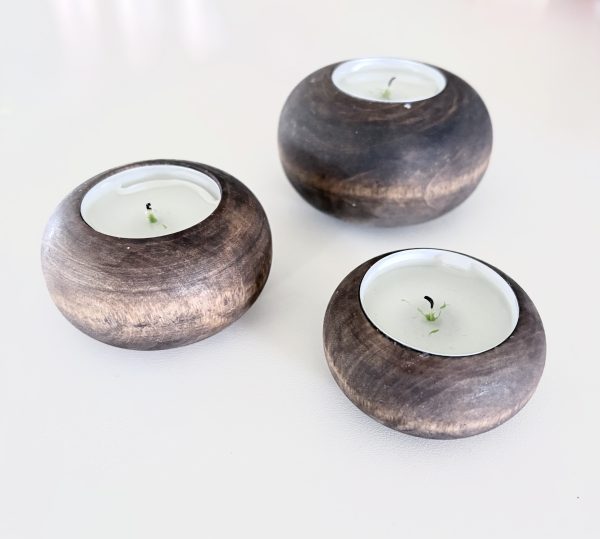 25101 Värmeljushållare brun mellan - Bild 4