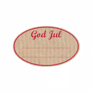 7168400 Etikett "God Jul" 50 st.