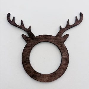 259340 Servettring horn brun.
